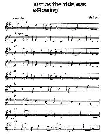 Musical Score to Just as the Tide was a-Flowing